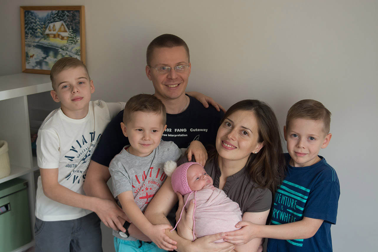 Многодетные семьи Литва